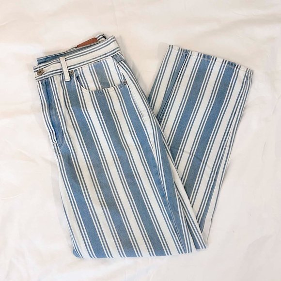 American Eagle Outfitters Striped Jeans - Never Worn - Picture 1 of 8